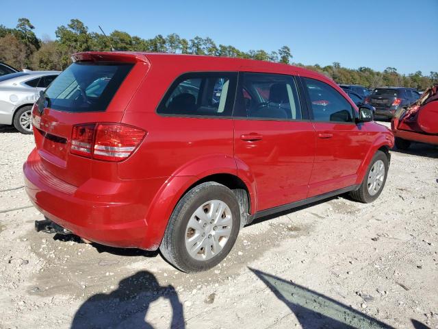 3C4PDCAB7ET151741 - 2014 DODGE JOURNEY SE RED photo 3