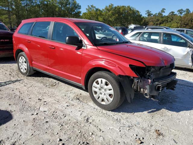 3C4PDCAB7ET151741 - 2014 DODGE JOURNEY SE RED photo 4