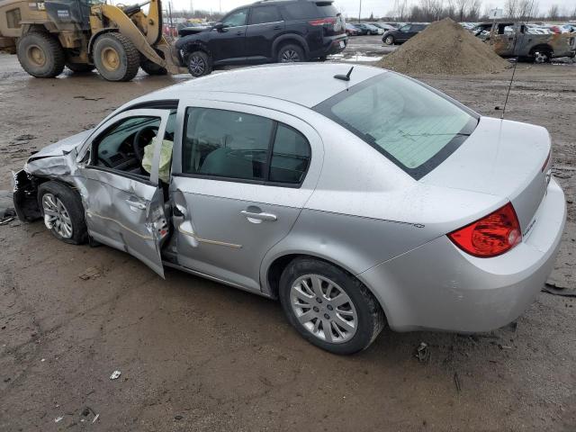 1G1AT58H697211350 - 2009 CHEVROLET COBALT LT SILVER photo 2