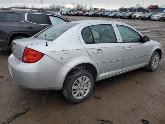 1G1AT58H697211350 - 2009 CHEVROLET COBALT LT SILVER photo 3