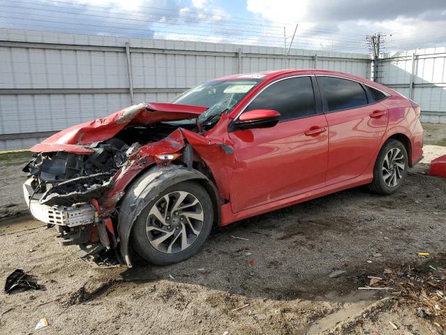 2HGFC2F71GH547349 - 2016 HONDA CIVIC EX RED photo 1