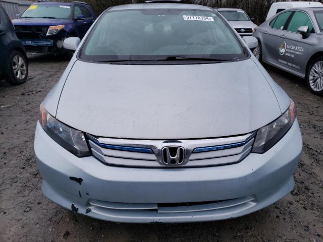 JHMFB4F24CS006380 - 2012 HONDA CIVIC HYBRID BLUE photo 5