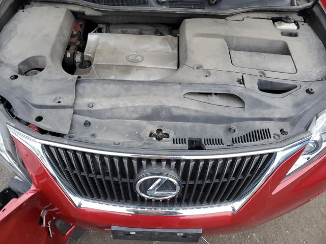 2T2BK1BA6CC131938 - 2012 LEXUS RX 350 RED photo 11