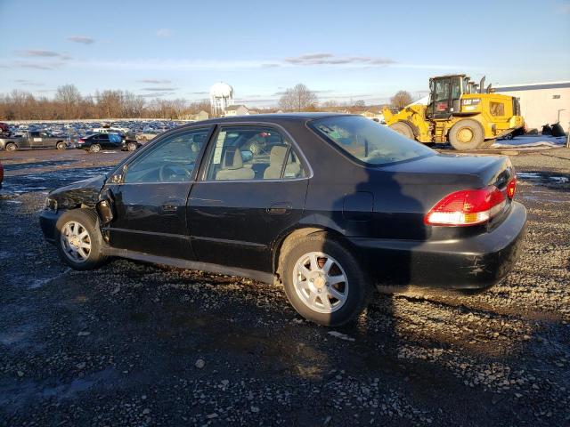 JHMCG66842C007655 - 2002 HONDA ACCORD EX BLACK photo 2