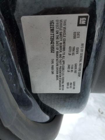 1G2ZM177284218552 - 2008 PONTIAC G6 GXP BLACK photo 12