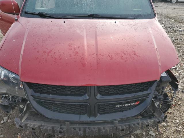 2C4RDGCG3GR276587 - 2016 DODGE GRAND CARA SXT RED photo 11