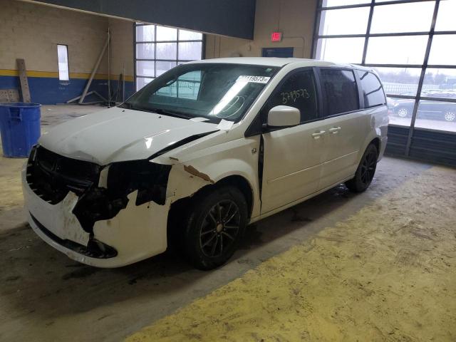 2C4RDGCG0ER423476 - 2014 DODGE GRAND CARA SXT WHITE photo 1