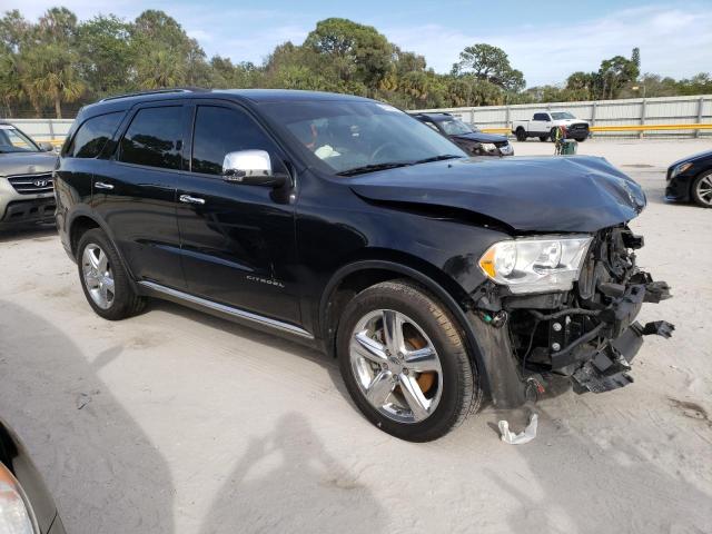 1C4SDHET9DC564216 - 2013 DODGE DURANGO CITADEL BLACK photo 4