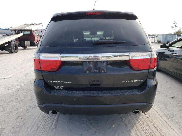 1C4SDHET9DC564216 - 2013 DODGE DURANGO CITADEL BLACK photo 6