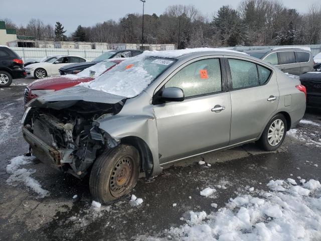 3N1CN7AP1EK450973 - 2014 NISSAN VERSA S SILVER photo 1