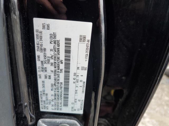 5LMCJ3D95GUJ18738 - 2016 LINCOLN MKC RESERVE BLACK photo 13