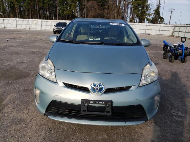 JTDKN3DU8E1839520 - 2014 TOYOTA PRIUS BLUE photo 5