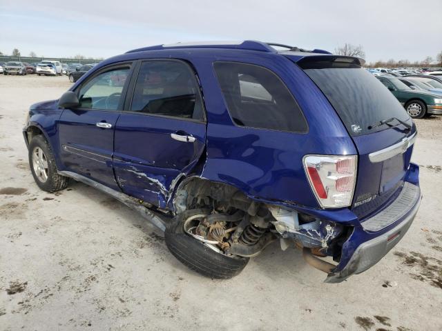 2CNDL73F256073124 - 2005 CHEVROLET EQUINOX LS LT BLUE photo 2