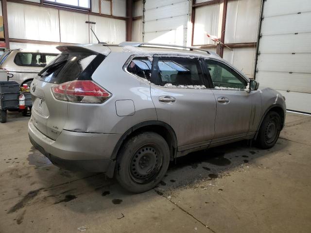 5N1AT2MV9EC842611 - 2014 NISSAN ROGUE S SILVER photo 3