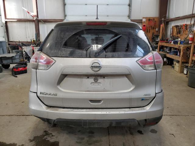 5N1AT2MV9EC842611 - 2014 NISSAN ROGUE S SILVER photo 6