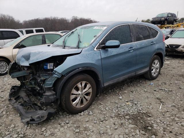 2HKRM3H51EH537404 - 2014 HONDA CR-V EX BLUE photo 1