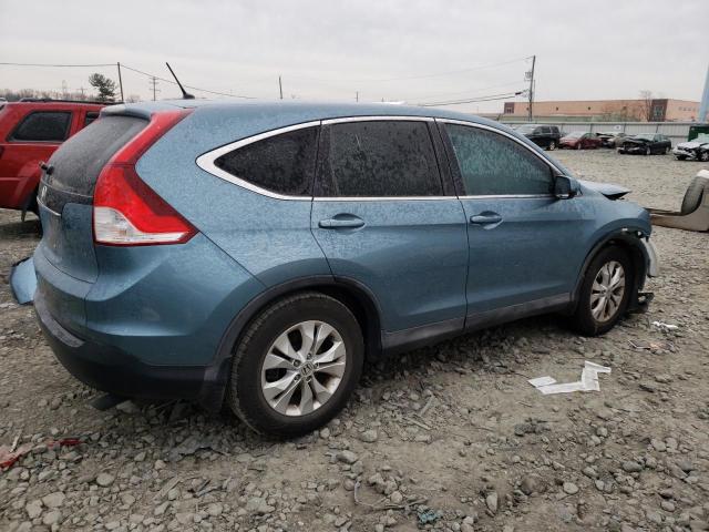 2HKRM3H51EH537404 - 2014 HONDA CR-V EX BLUE photo 3