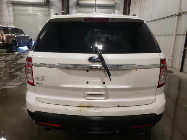 1FMHK7D87CGA48205 - 2012 FORD EXPLORER XLT WHITE photo 6