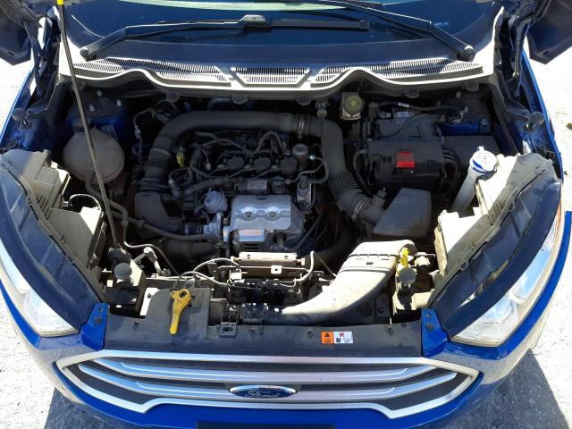MAJ3S2GE8LC390777 - 2020 FORD ECOSPORT SE Bleu photo 11