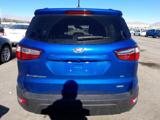 MAJ3S2GE8LC390777 - 2020 FORD ECOSPORT SE BLUE photo 6