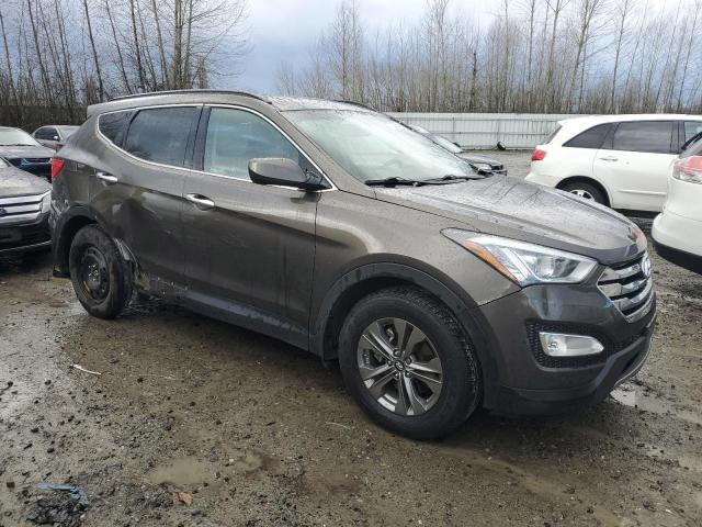 5XYZUDLB0EG151597 - 2014 HYUNDAI SANTA FE S BROWN photo 4