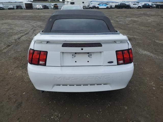 1FAFP44604F201563 - 2004 FORD MUSTANG WHITE photo 6