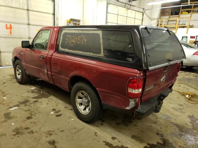 1FTYR10D67PA20580 - 2007 FORD RANGER RED photo 2