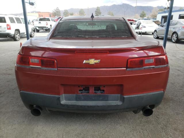 2G1FE1E36E9152908 - 2014 CHEVROLET CAMARO LS RED photo 6