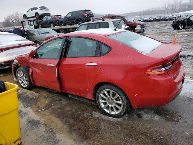 1C3CDFCA9DD298575 - 2013 DODGE DART LIMITED RED photo 2