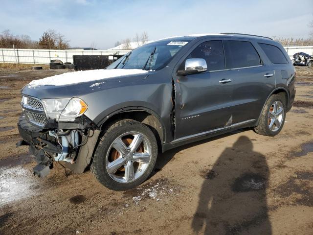 1C4RDJEG3CC125973 - 2012 DODGE DURANGO CITADEL GRAY photo 1