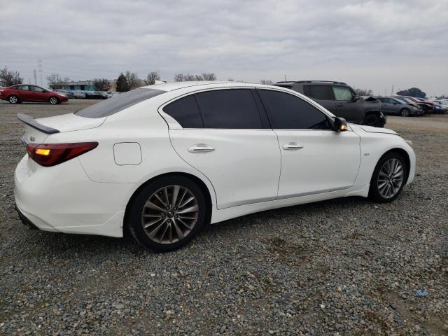 JN1EV7AP9JM591051 - 2018 INFINITI Q50 LUXE WHITE photo 3