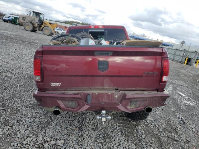 1C6RR7MT4JS113778 - 2018 RAM 1500 SPORT MAROON photo 6