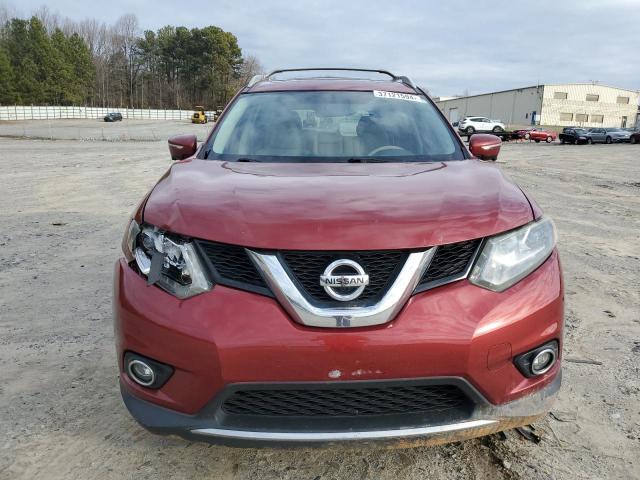 5N1AT2MV4EC788991 - 2014 NISSAN ROGUE S RED photo 5