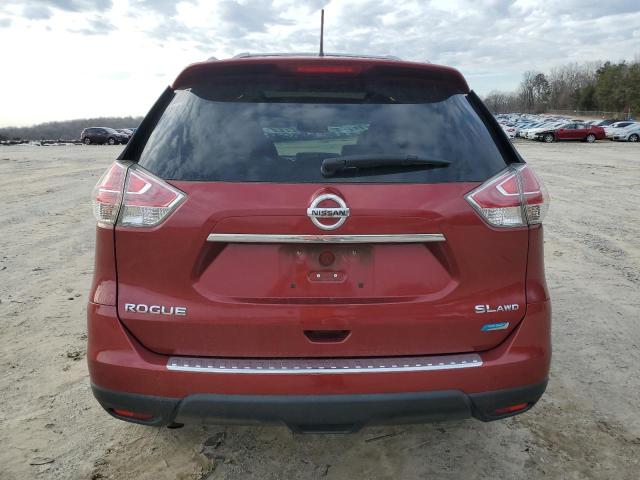 5N1AT2MV4EC788991 - 2014 NISSAN ROGUE S RED photo 6