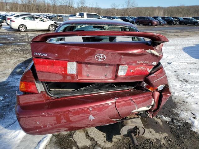 4T1BG22K31U059709 - 2001 TOYOTA CAMRY CE BURGUNDY photo 6