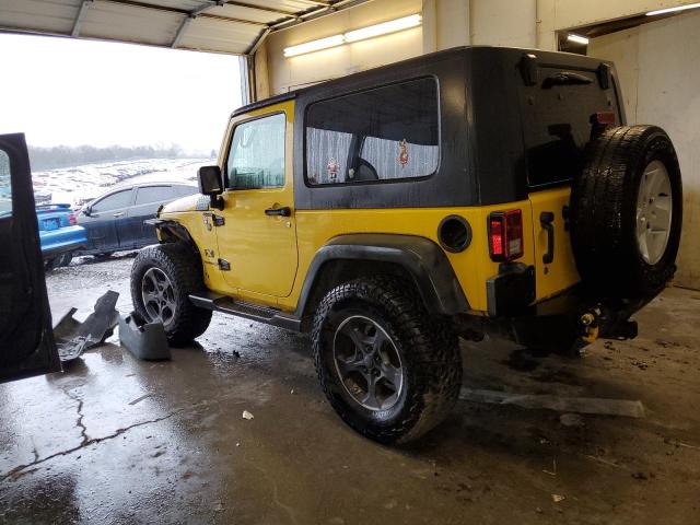 1J4FA24158L538896 - 2008 JEEP WRANGLER X YELLOW photo 2