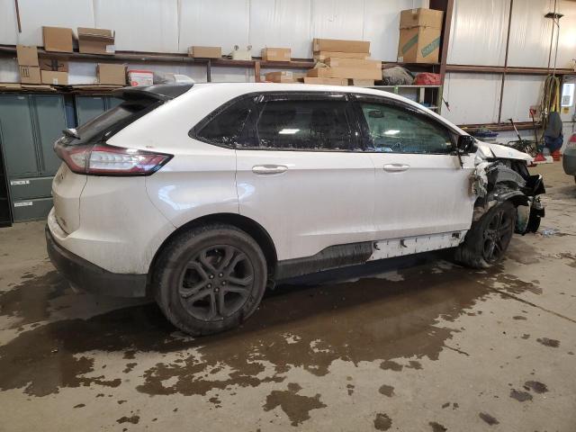 2FMPK4J84JBB46160 - 2018 FORD EDGE SEL WHITE photo 3