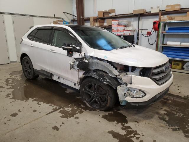 2FMPK4J84JBB46160 - 2018 FORD EDGE SEL WHITE photo 4