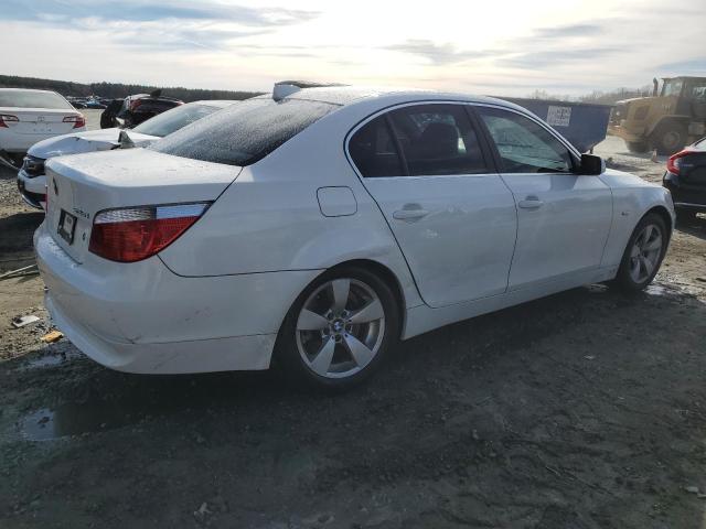 WBANE53527CW61854 - 2007 BMW 525 I WHITE photo 3