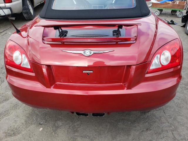 1C3LN55L87X073511 - 2007 CHRYSLER CROSSFIRE RED photo 10