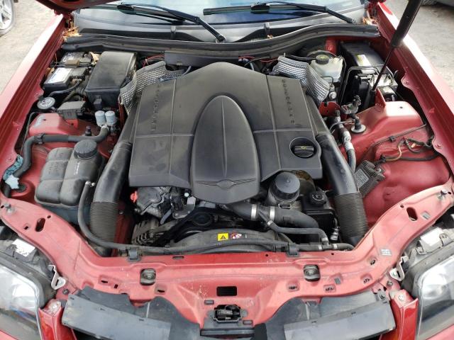 1C3LN55L87X073511 - 2007 CHRYSLER CROSSFIRE RED photo 11