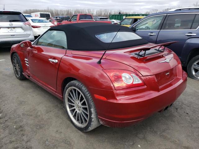 1C3LN55L87X073511 - 2007 CHRYSLER CROSSFIRE RED photo 2