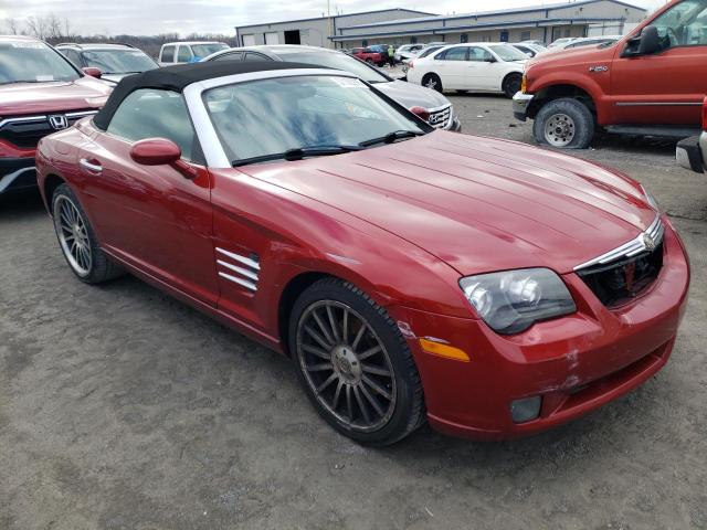 1C3LN55L87X073511 - 2007 CHRYSLER CROSSFIRE RED photo 4