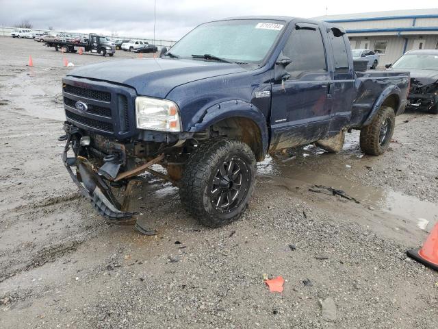 1FTSX21P46EB26143 - 2006 FORD F250 SUPER DUTY BLUE photo 1