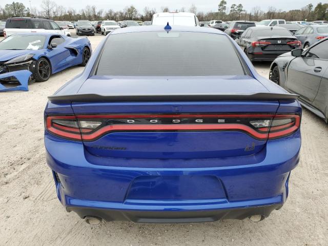 2C3CDXGJ9MH611692 - 2021 DODGE CHARGER SCAT PACK BLUE photo 6