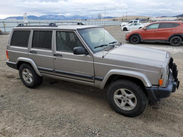 1J4FF48S11L541347 - 2001 JEEP CHEROKEE SPORT SILVER photo 4