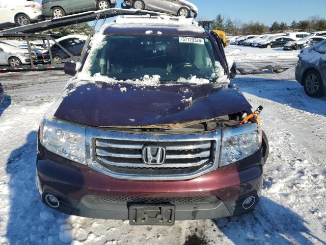 5FNYF4H57EB019419 - 2014 HONDA PILOT EXL RED photo 5