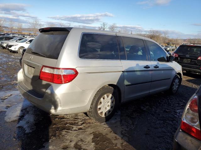 5FNRL38217B088431 - 2007 HONDA ODYSSEY LX SILVER photo 3