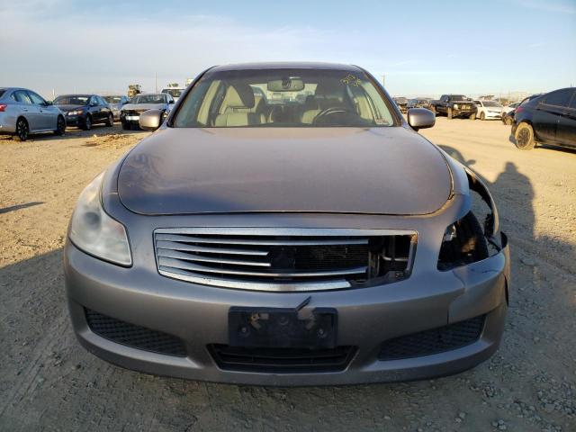 JNKBV61F97M806601 - 2007 INFINITI G35 SILVER photo 5