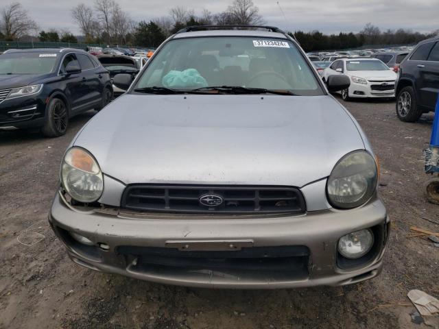 JF1GG68523H807113 - 2003 SUBARU IMPREZA OUTBACK SPORT SILVER photo 5